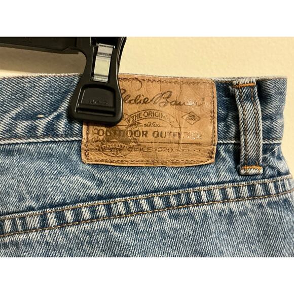 Eddie Bauer Vintage 90s Light Wash Mom Jeans Size 20 Straight Leg Pants women’s - Picture 3 of 7